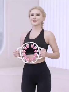 Fitness weight loss and slimming 健身仪器 减肥 瘦身 矫正 环形夹加强版滚轮腿部按摩器瘦腿神器肩颈椎放松瑜伽环大小腿肌肉526Kecergasan penurunan berat badan dan peralatan kecergasan pelangsingan badan penurunan berat badan cincin pembetulan pelangsingan klip pengurut kaki roller bertetulang bel