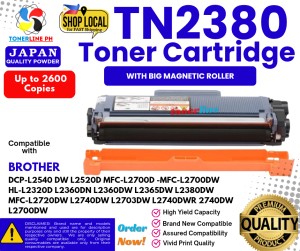TN2380 TN660 + DR2355 Toner Cartridge For Use and Compatible to Brother with Big Magnetic Roller Installed