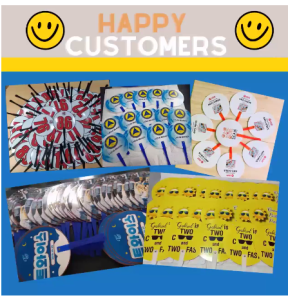 Transfer It Customized Fan Foldable Skeletal Round Company Giveaways Promotional Souvenir Birthday Min 10 Pcs.