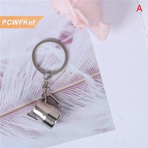 【PCWFKef】 พวงกุญแจกาแฟสุดสร้างสรรค์พวงกุญแจแบบพกพาอุปกรณ์เสริมสำหรับกาแฟของขวัญ