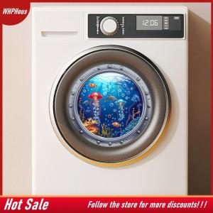 【COD】🔥🔥🔥 Underwater World Toilet Sticker Ocean Animals Wall Sticker Self-Adhesive Removable Waterproof Bathroom Decals Home Decor