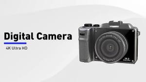 Digital Camera HD Portable 4K Vlog Dual HD Camera With 18x Digital Zoom For Video  With Memory Card