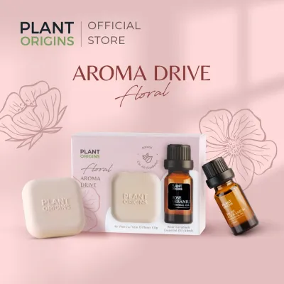 Plant Origins Aroma Drive [Floral- Rose Geranium] (2 units)