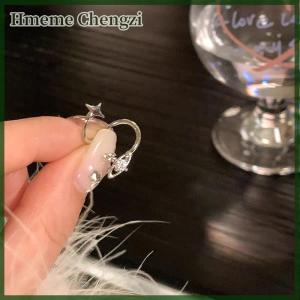 Hmeme 1PC Star Surround Planet Spiral Ear Bone Nail For Women New Fashion Color Earrings Accessories