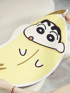 Cartoon Bathroom Mat Absorbent diatom mud Non-slip Mat Toilet Dirt-resistant Wear-resistant Toilet Seat U Type Pad