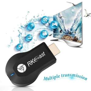 AnyCast WiFi Display Receiver 2.4G HDMI DLNA Airplay Miracast TV Dongle 1080P Color:Black