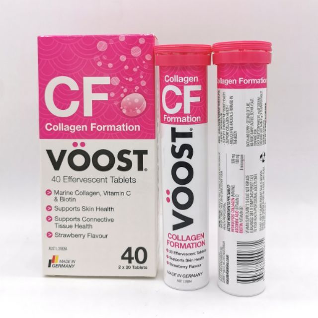 Voost Effervescent Collagen 40 Tablets Exp-3/25