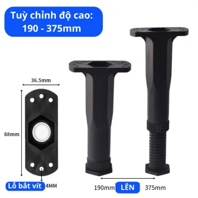 Chân Chống Tăng Chỉnh Đa Năng Chịu Lực – Kê Giường Bàn Tủ Giảm Rung Tăng Chiều Cao Lắp Đơn Giản