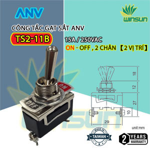 Công tắc gạt sắt ANV 2 chân4 chân 15A 250V