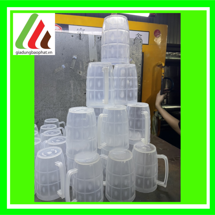 Ly mủ dẻo dai 500ml An Thiên Ly nhựa quai bầu lớn uống bia nước ngọt tiệc gia đình nhà hàng quán ăn chất lượng cao-