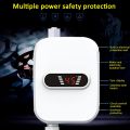 3500W 220V water heater, instant electric water heater for bathroom and shower, instant tankless electric water heater temperature display with. 