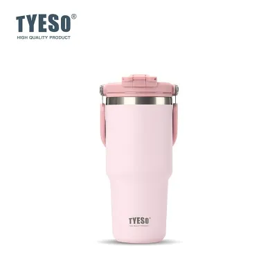 TYESO Thermal Tumbler Flask Vacuum Insulated Tumbler Water Bottle