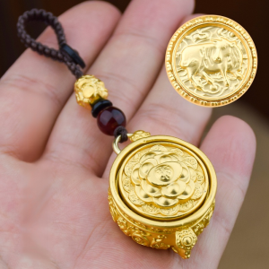 Zodiac Keychain Pendant Bring In Fortune And Wealth Rotatable Pendant Lucky Charm 转运招财进宝钥匙挂件