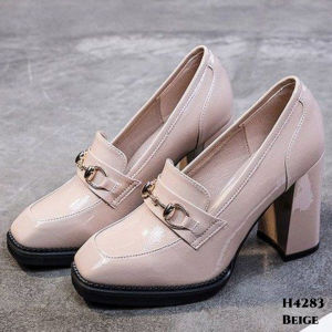 Sepatu Heels Platform Mules Fashion Korea H4283