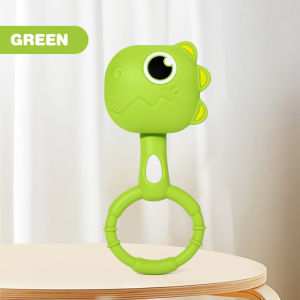 0-6 Months Old Baby Dinosaur Hand Bell Toy Can Be Gnawed And Bitten