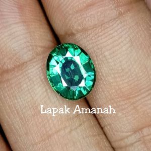 Batu Natural Green Topaz Asli Top Luster Kristal Original