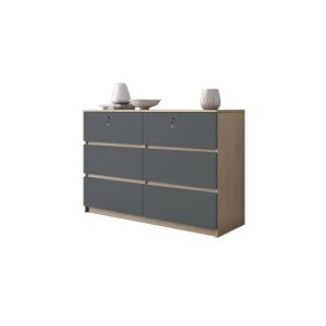 Living Mall Ignis 6/8/10 Drawers CARB-P2 Certified Board Chest of Drawers Full Laminated Back Panel