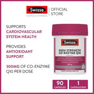 Swisse Ultiboost High Strength Co-Enzyme Q10 90 Soft Capsules (EXP:10 2027)