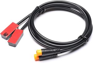 E-Bike Brake Sensor with Indicator Light for Ebike Conversion KitOne Pair 3Pin Ebike Power Cut Off Cable Compatible with Hydraulic Brake Lever 1.2ft Length