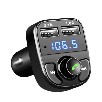 X8 Multifunction Wireless Car MP3 Player Bluetooth Car Radio Kereta Handsfree Dual USB FM Transmitter 3.1A Fast Charge
