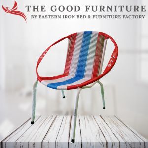 [TheGoodFurniture] 休闲凉椅 贝壳椅 Shell Chair. Relax chair. PVC String chair. Relax arm chair. Airy and springy chair.