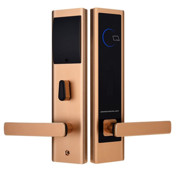 Titanium Aluminum Alloy Material Fechadura Inteligente Electric Hotel