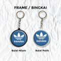 GANTUNGAN KUNCI PLESETAN BRAND SUPERMIE NASI PADANG LUCU UNIK LOGO MERK KEYCHAIN CUSTOM. 