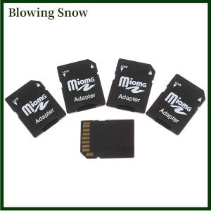 Blowing 5Pcs Micro SD Trans Flash TF To SD SD HC Memory Card Adapter Converter Black