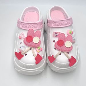 8Pcs Crocs Jibbitz Charms Shoe Accessories Decorations Cute Cartoon Monsters Detachable Shoe Buckle Decorations for Crocs