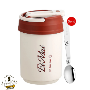 HOME1988😊พร้อมส่ง💯 ถ้วยกาแฟสแตนเลส SUS304 ขนาด 450มล แก้วกาแฟสแตนเลส Coffee Mug แก้วเก็บความร้อน แก้วกาแฟพกพา