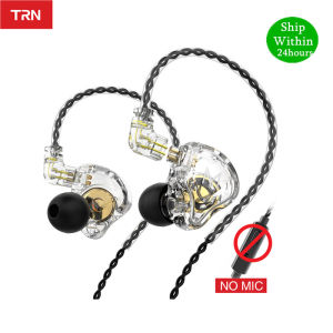 Tai Nghe Nhét Tai HIFI Động TRN MT1 DJ Tai Nghe Màn Hình Earbud Tai Nghe Khử Tiếng Ồn Thể Thao KZ EDX ZSTX ZSN PRO M10 TA1 ST1