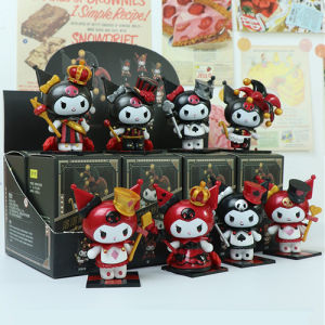 Melody kuromi Poker Kingdom Figure Sanrio Mystery Box kuromi Ornaments Decoration Cute Birthday Gifts