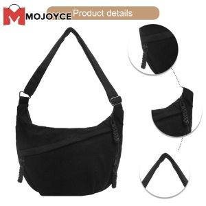 MOJOYCE Womens Corduroy Crossbody Bag with Zipper Elegant Shoulder Bag for Daily Use and Travel in Multiple Colors