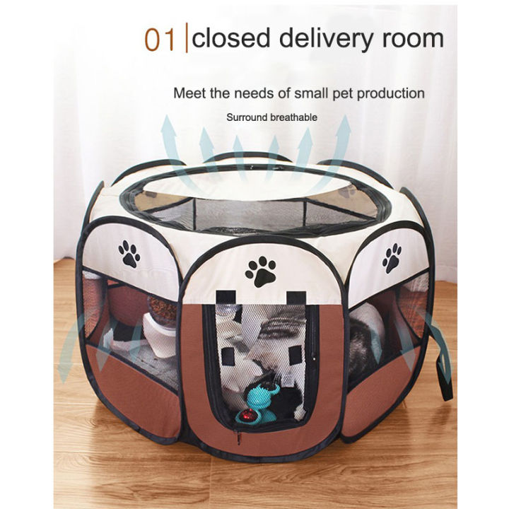 🔥[Ready-Stock]Cat Tent Folding Cat House Cat Cage Portable Outdoor ...