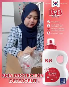 Detergent B and B Detergent Laundry Detergent Refill (1500ml x 3 Packs)