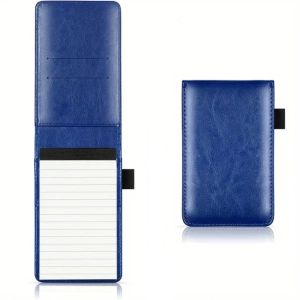 MINUTE A7 Size Mini Notebook Lined Paper Leather Cover Memo Pad Portable Elastic Band Pocket Notepad Office Use