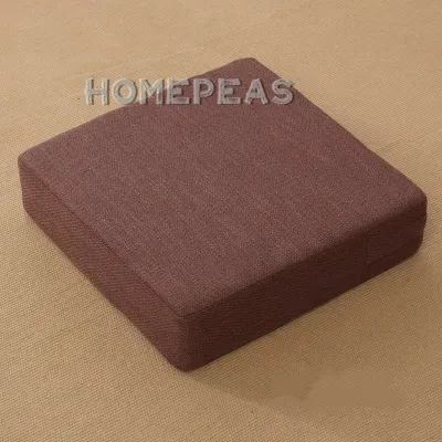 Homepeas® Japanese Tatami Cushion Thickening Height Increasing Square Removable and Washable Cushion