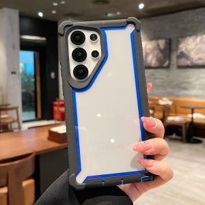 Vỏ điện thoại chống sốc Armor cho Samsung Galaxy S25 S24 S23 FE S22 S21 Ultra Plus FE Note20 Ultra Plus vỏ chống sốc trong suốt