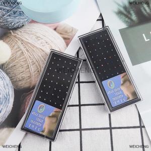 [COD] WEICHENG 60Pcs Straight Nose Stud Curved Pack Nose Ring Set Nose Ring Set Bend