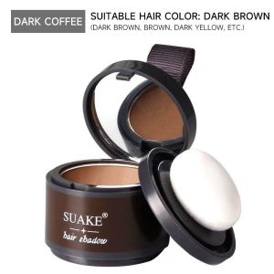 Hair Shadow Powder Waterproof Quick Concealer Hairline Black/Dark Brown Hair Line Shadow Makeup Hair Concealer Powder