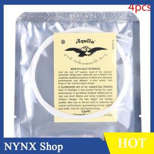 [NYNX] 4PCS Ukulele Guitar String Set Colorful Nylon Strings for 21 23 26 Inch Ukulele