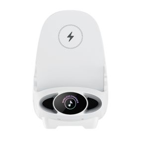 BETTERFORM Di động Sạc nhanh không dây ghế mini có chức năng loa 3 trong 1 Sạc không dây ghế mini Đa chức năng Đang sạc Giá đỡ điện thoại để bàn