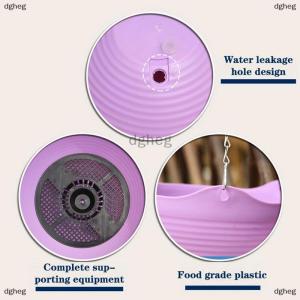 [COD] dgheg Hanging Orchid Pot With Chain Pp Plastic Hanging Basket Flowerpot Hanging Wall Mounted Green Pot With Succulent Pot