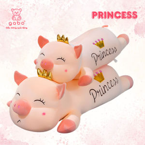 gấᴜ Bông Heo Vương Miện Thiên Thần Gối ôm lợn hồng siêu mềm mịn hình thú cute K15T2