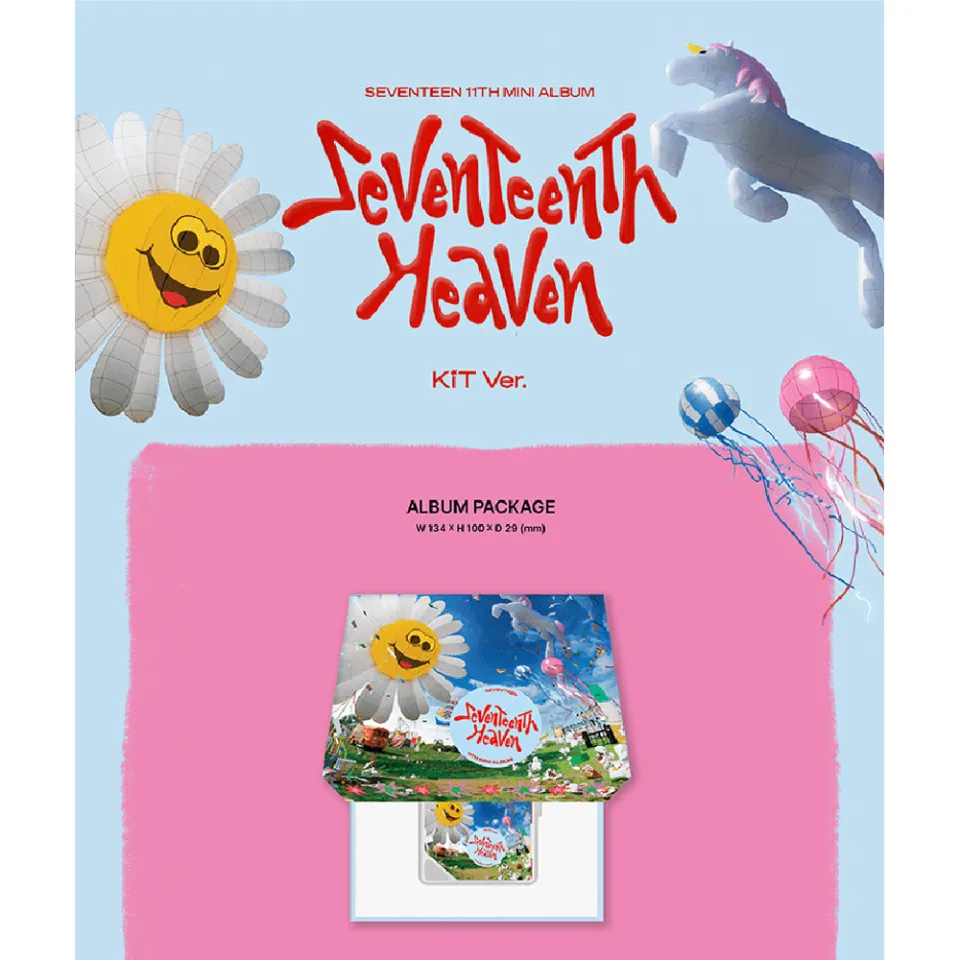 SEVENTEEN [SEVENTEENTH HEAVEN] 11° Mini Album (CARAT Ver. - DK Ver.) - K-POP Sigillato - Componenti: CD, Photobook, Photocard