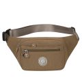 IU MISS Nylon Sports Waist Bag Zipper Large Capacity Nylon Waist Bag Fashion Phone Bag Canvas Crossbody Bag Sports. 