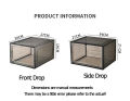 large magnetic transparent stackable shoe box flip AJ shoe rack foldable stackable new shoe box (Shoebox Front Drop). 