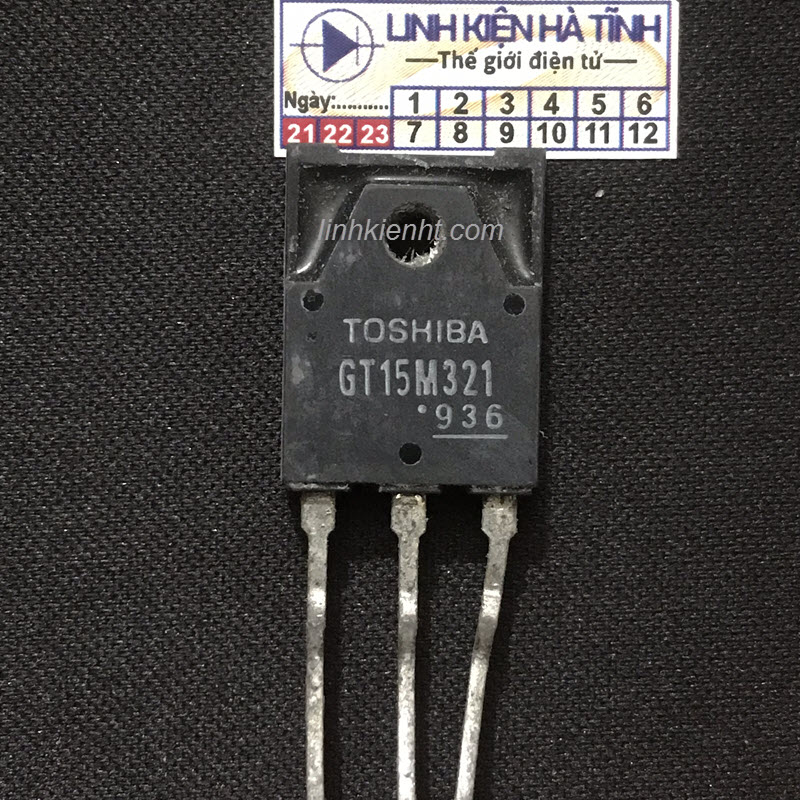 IGBT GT15M321 15M321 15N321 kênh N 15A 900V chính hãng tháo máy-AF9