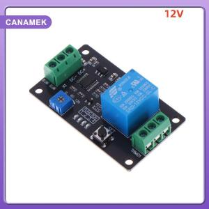 【CANAMEK】 Delay On Off Relay Module Precise Timing Control Self Locking Adjustable Timer Time Switch for DIY Electronics Automation Project