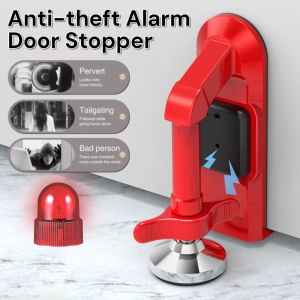 Anti-Theft Alarm Door Stopper Anti-Collision Door Stopper Travel Hotel Door Alarm Metal Strong Door Blocker